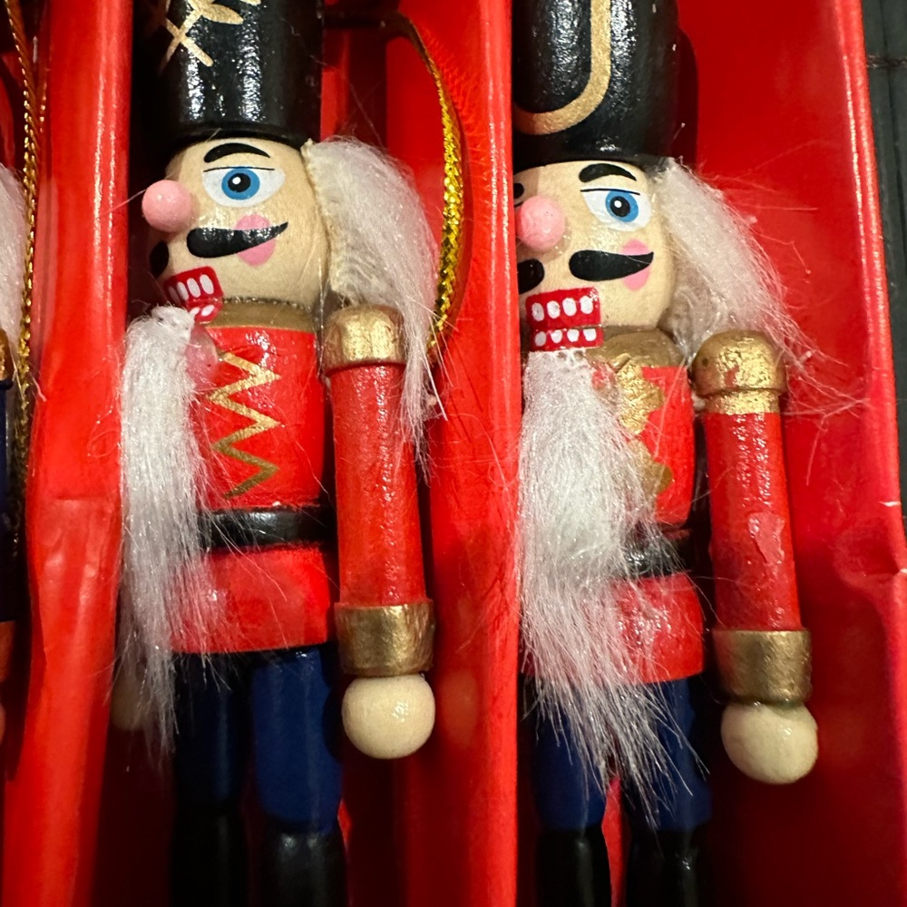 Nutcracker Ornaments - Set of Six Styles Christmas New In Box 4.5” #3669175621 - Picture 7 of 12